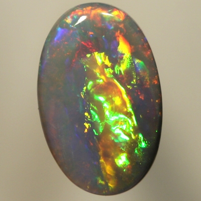 SOLID SEMI BLACK OPAL Central neon rolling flash